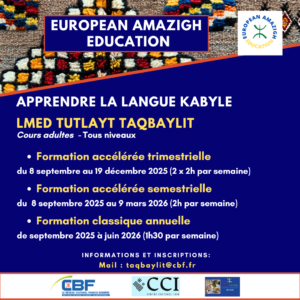 COURS ANNUELS DE LANGUE KABYLE