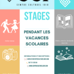 Stages pendant les vacances scolaires